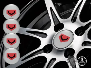 Vossen Rademblem Stil Harz-Dome-Upgrade